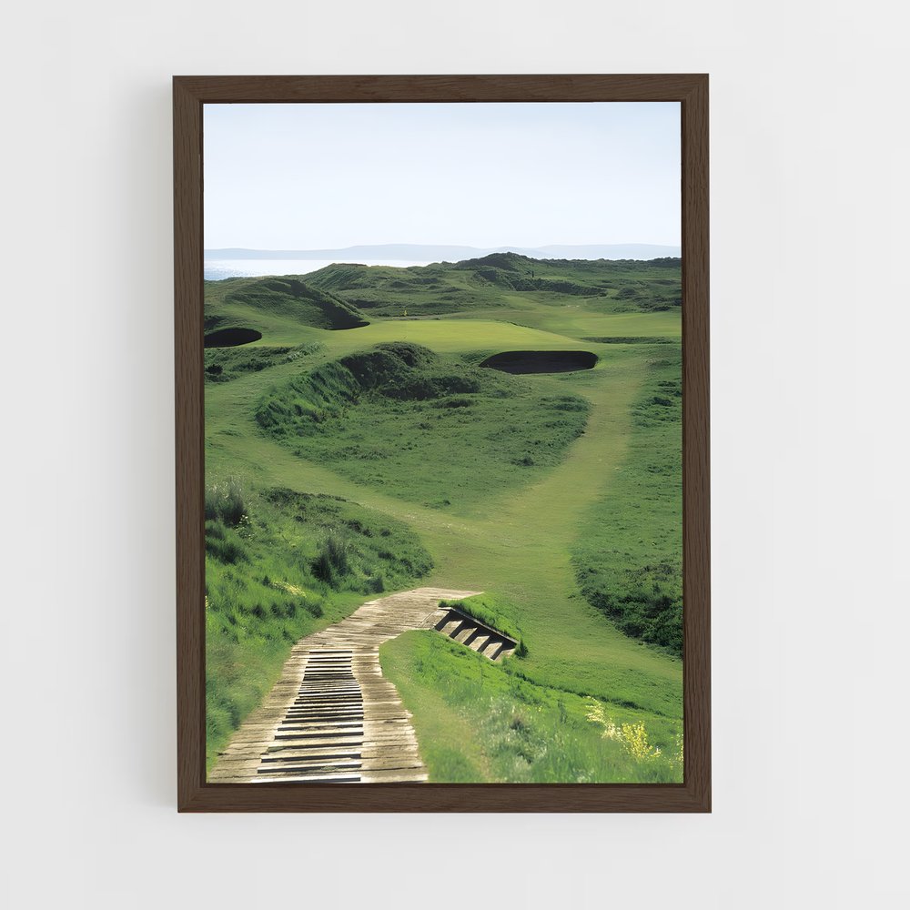 Poster La Colline Émeraude – affiche Golf (vue 5)